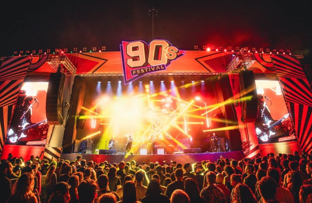 Música e nostalgia se encontram no 90's Festival