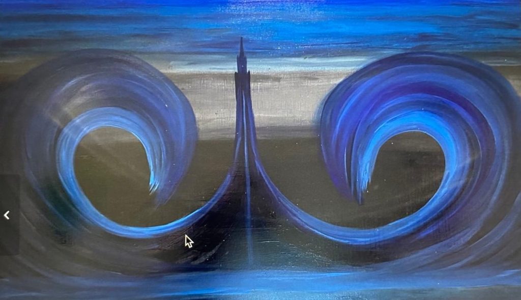 Livro de Contos - Pinturas de Márcia Fontenelle no CasaShopping