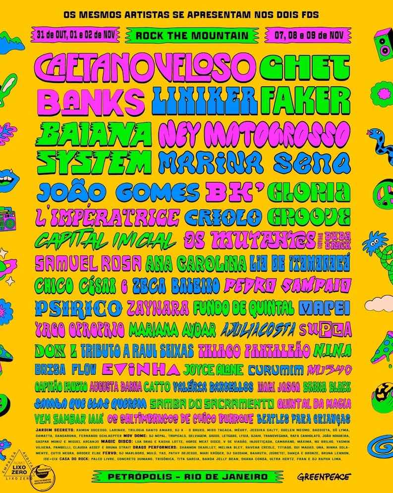 Rock the Mountain divulga cronograma dos shows