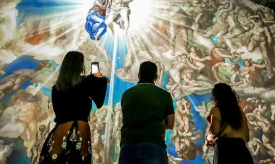 Michelangelo: O Mestre da Capela Sistina oferece uma experiência imersiva
