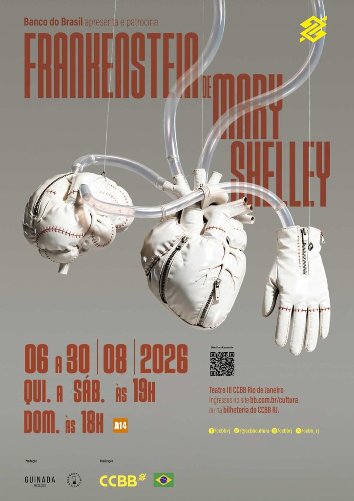 Frankenstein, de Mary Shelley: espetáculo está em cartaz no CCBB